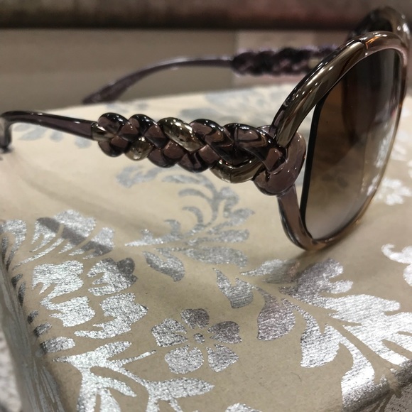 Valentino dusty purple braided sunglasses main image 4